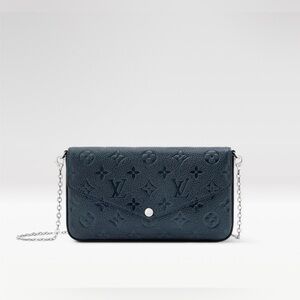 💯Auth Louis Vuitton Pochette Félicie in “Ink” - Limited Edition & Sold Out!!